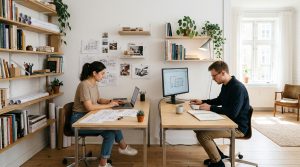 Architect Desks: The Architectural Blueprint & Spatial Flow Guide – Visual 2