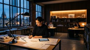 Architect Desks: The Architectural Blueprint & Spatial Flow Guide – Visual 2