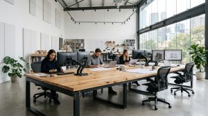 Architect Desks: The Architectural Blueprint & Spatial Flow Guide – Visual 4
