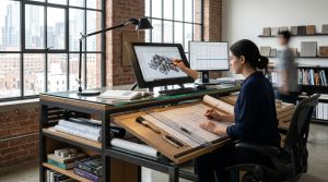 Architect Desks: The Architectural Blueprint & Spatial Flow Guide – Visual 8