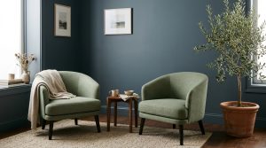 Architectural Color Drenching: Scaling The Sage Green And Slate Blue Gradient For Small Living Spaces – Visual 10