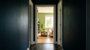 Architectural Color Drenching: Scaling The Sage Green And Slate Blue Gradient For Small Living Spaces – Visual 6