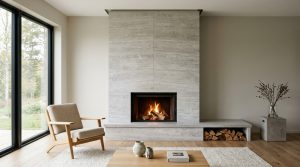 Architectural Geometry: The Blueprint For Scaling Floor To Ceiling Stone Fireplaces – Visual 2