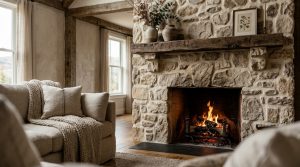 Architectural Geometry: The Blueprint For Scaling Floor To Ceiling Stone Fireplaces – Visual 4