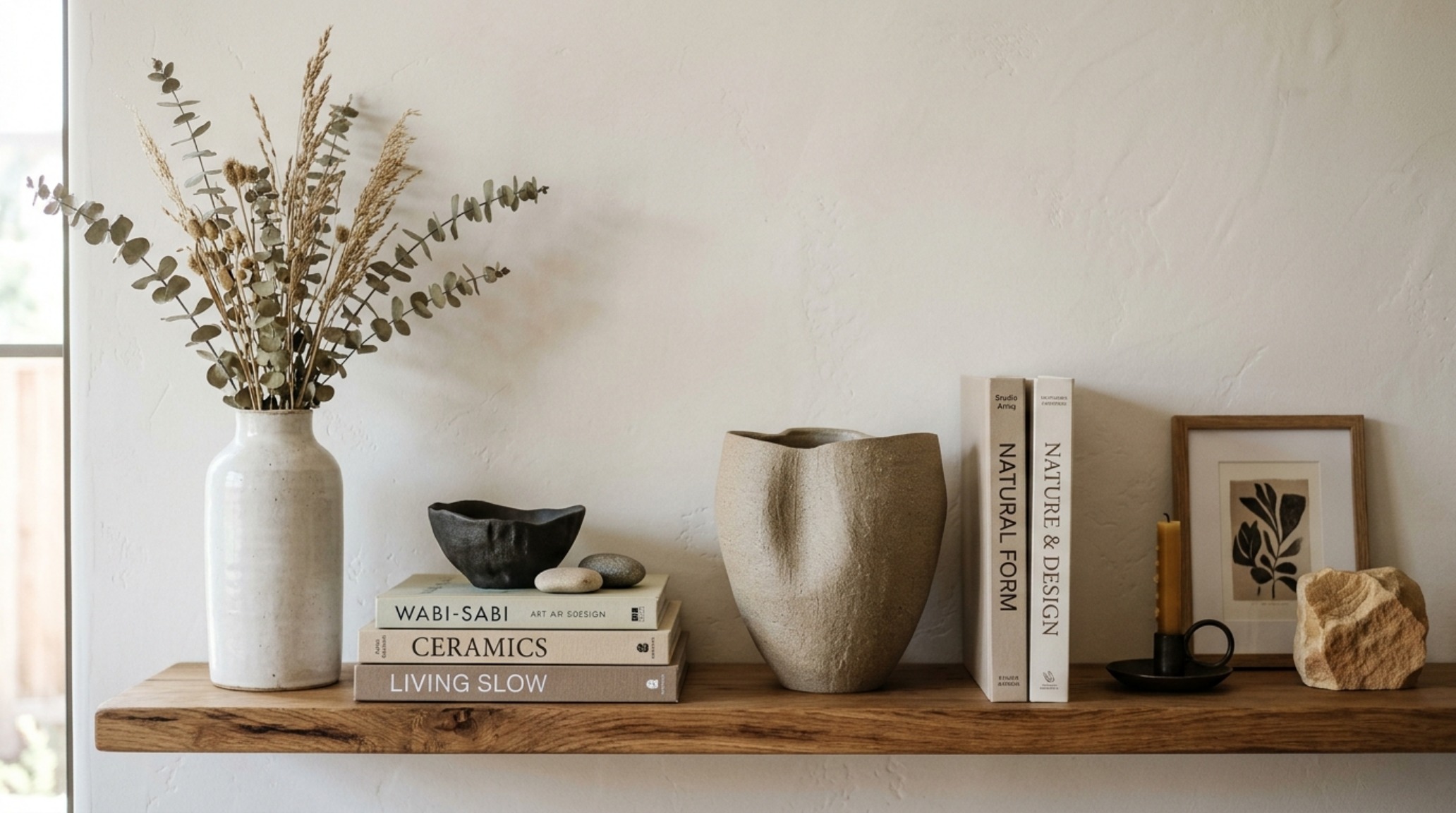 Deep-depth wood wall shelves living room arrangement, styled with balanced negative space and organic textures for an Architectural Digest-inspired look. Deep-depth wood wall shelves living room arrangement, styled with balanced negative space and organic textures for an Architectural Digest-inspired look.