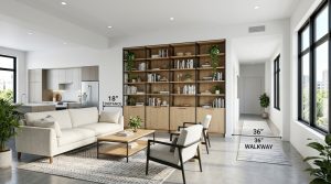 Architectural Illusions: Engineering Heavy Duty Visual Built Ins With Zero Wall Damage – Visual 4