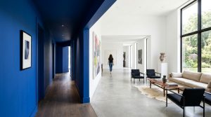 Architectural Indigo: Engineering Spatial Depth Through Color Drenching And Structural Geometry – Visual 11