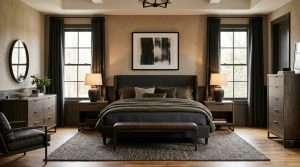 Architectural Integrity: Defining The Bachelor Bedroom Through Structural Furniture And Spatial Flow – Visual 6