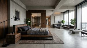 Architectural Integrity: Defining The Bachelor Bedroom Through Structural Furniture And Spatial Flow – Visual 8