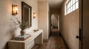 Atmospheric Transit: Curating High Texture Materiality And Mood In Compact Entries