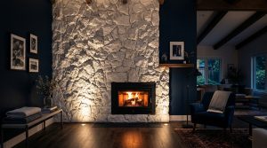 Corner Stone Fireplace: Engineering The Vertical Anchor For Asymmetrical Architecture – Visual 10