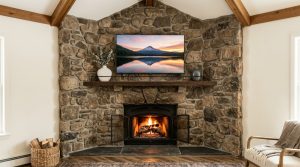 Corner Stone Fireplace: Engineering The Vertical Anchor For Asymmetrical Architecture – Visual 8
