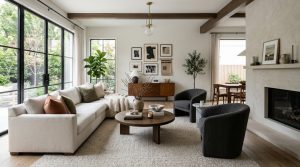 Curated Bookshelf Wealth: Styling Organic Modern Shelves With Bespoke Pigments And 2700K Glow – Visual 4