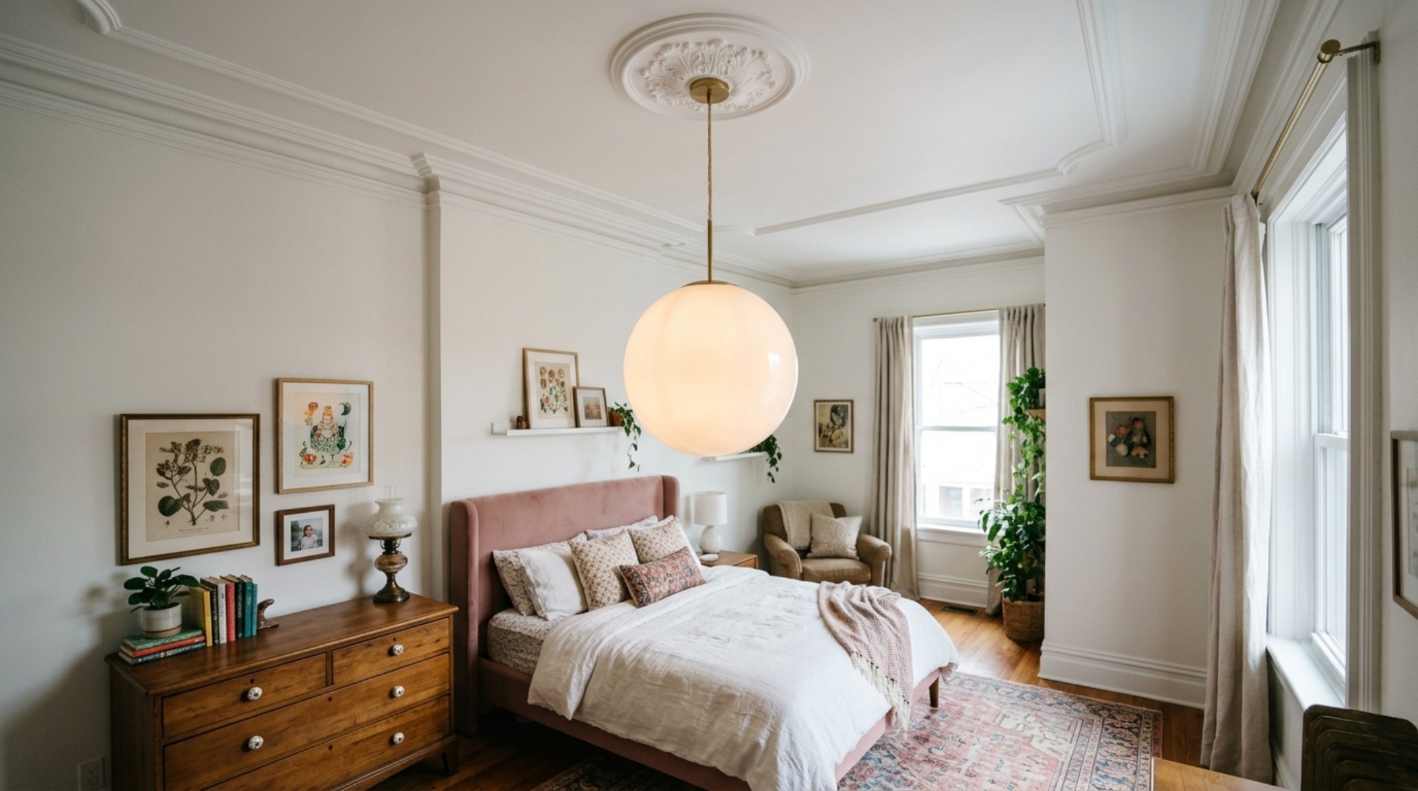 cute bedroom ideas for girls lighting guide demonstrating the use of a sculptural opal glass pendant light as a central focal point with dimmable controls. cute bedroom ideas for girls lighting guide demonstrating the use of a sculptural opal glass pendant light as a central focal point with dimmable controls.