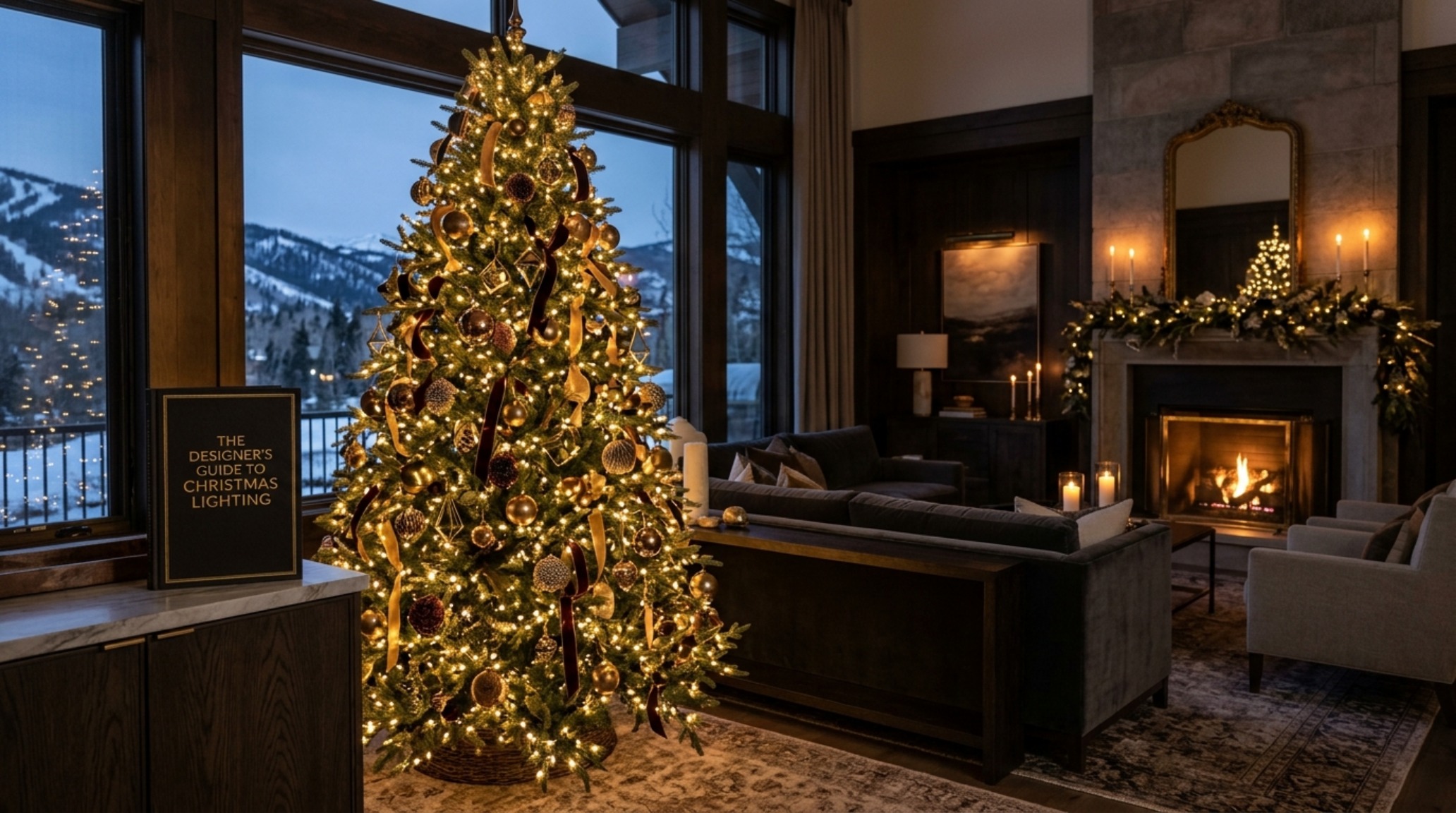 Designer xmas trees lighting guide illustrating the 2700K warm glow of micro-LEDs reflecting off burnished brass accents in a minimalist architectural space. Designer xmas trees lighting guide illustrating the 2700K warm glow of micro-LEDs reflecting off burnished brass accents in a minimalist architectural space.