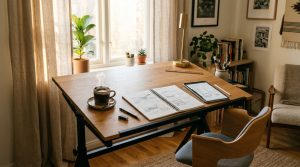 Engineering The Drafting Sanctuary: Why True Architect Desks Demand A 150cm Blueprint Benchmark – Visual 9
