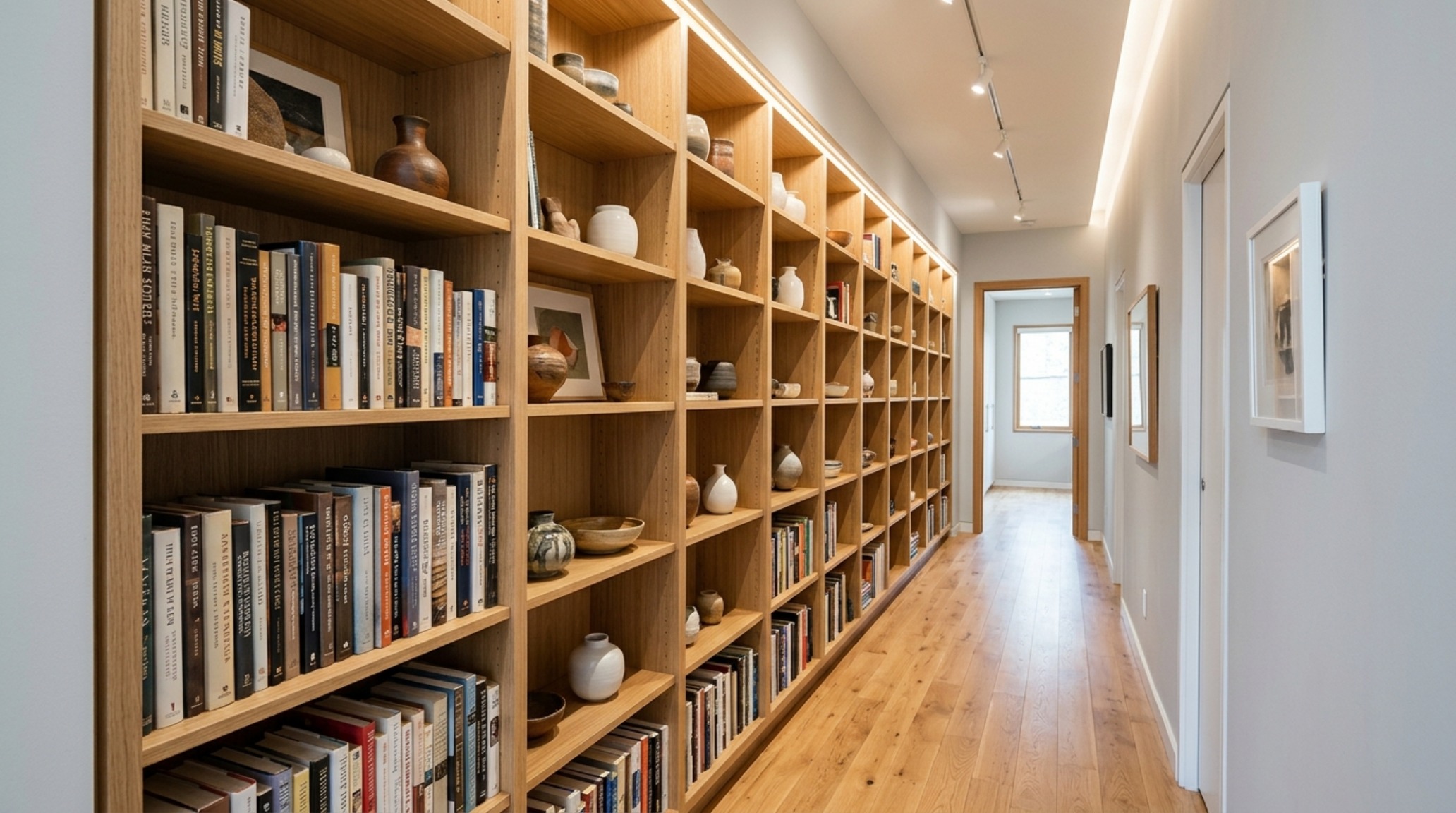 small space modern design on a budget shelving unit emphasizing verticality and monochromatic decorative accents. small space modern design on a budget shelving unit emphasizing verticality and monochromatic decorative accents.