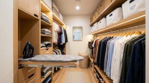 Ergonomic Mastery: Functional & Space Saving Hacks For Walk In Clothes Closet – Visual 10