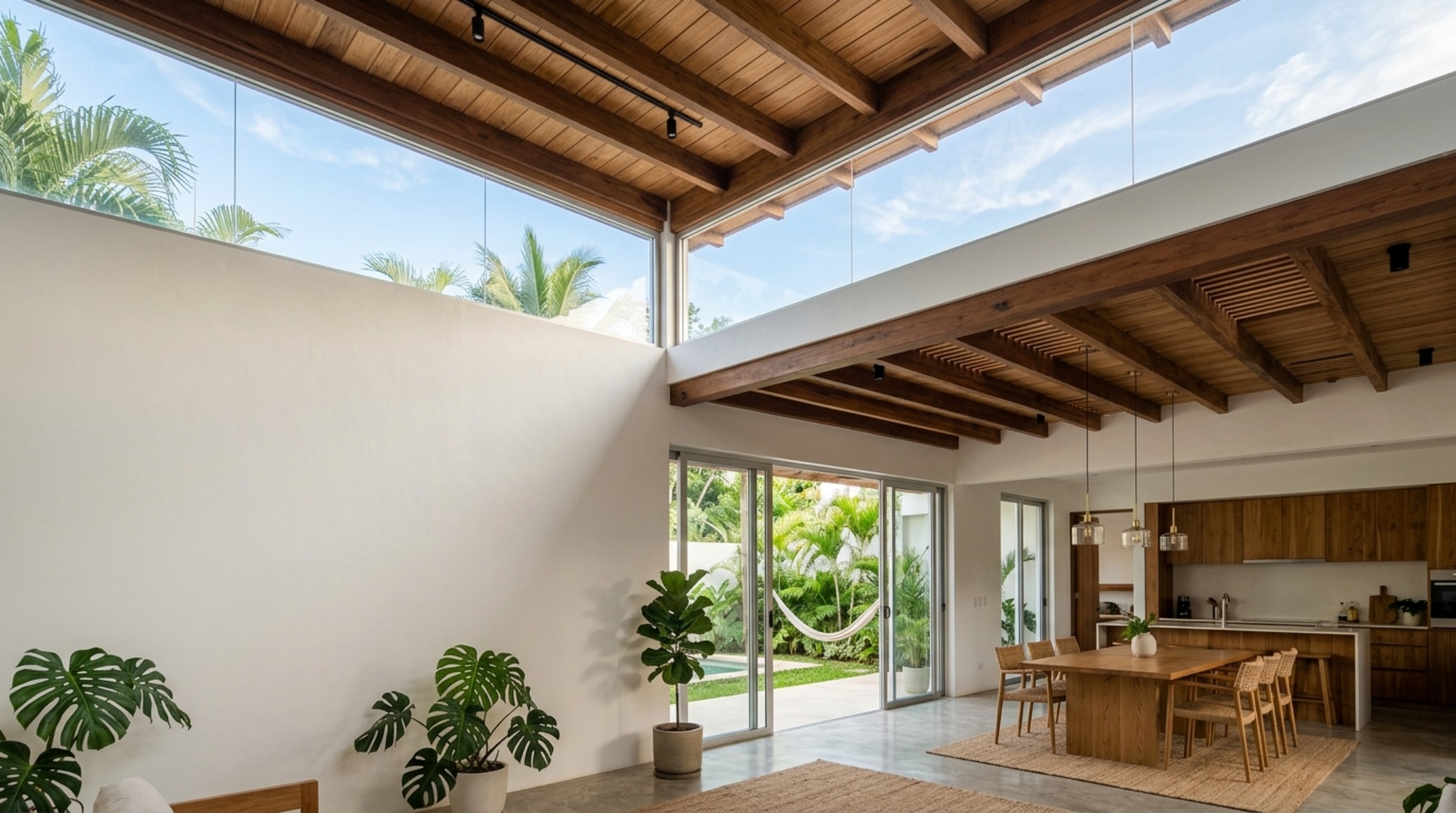modern tropical architecture lighting guide demonstrating the use of clerestory windows to provide natural diffused light at midday modern tropical architecture lighting guide demonstrating the use of clerestory windows to provide natural diffused light at midday