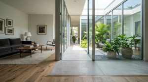Ergonomic Mastery: Functional & Space Saving Hacks For Home Glazed Patio In Center – Visual 2