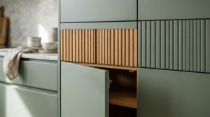 Ergonomic Mastery: Functional & Space Saving Hacks For Brown Green Living Rooms – Visual 2