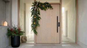 Ergonomic Mastery: Functional & Space Saving Hacks For Front Door Christmas Decorating Ideas – Visual 2