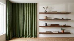 Ergonomic Mastery: Functional & Space Saving Hacks For Brown Green Living Rooms – Visual 4
