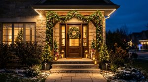 Ergonomic Mastery: Functional & Space Saving Hacks For Front Door Christmas Decorating Ideas – Visual 4