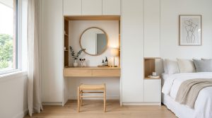 Ergonomic Mastery: Functional & Space Saving Hacks For Bright Bedroom Color Ideas – Visual 5