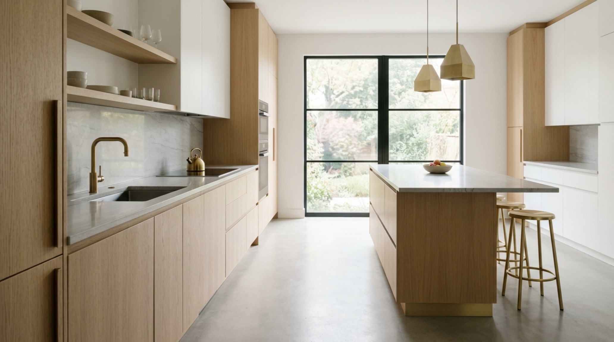 modern design on a budget ideas for hidden storage with sleek white floor-to-ceiling cabinetry and integrated brass pulls. modern design on a budget ideas for hidden storage with sleek white floor-to-ceiling cabinetry and integrated brass pulls.