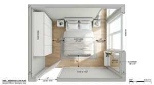 Ergonomic Mastery: Functional & Space Saving Hacks For Bright Bedroom Color Ideas – Visual 6