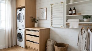 Ergonomic Mastery: Functional & Space Saving Hacks For Laundry Room Layout Ideas – Visual 6