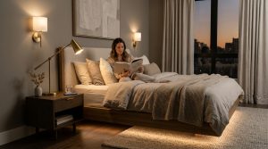 Ergonomic Mastery: Functional & Space Saving Hacks For Bright Bedroom Color Ideas – Visual 8