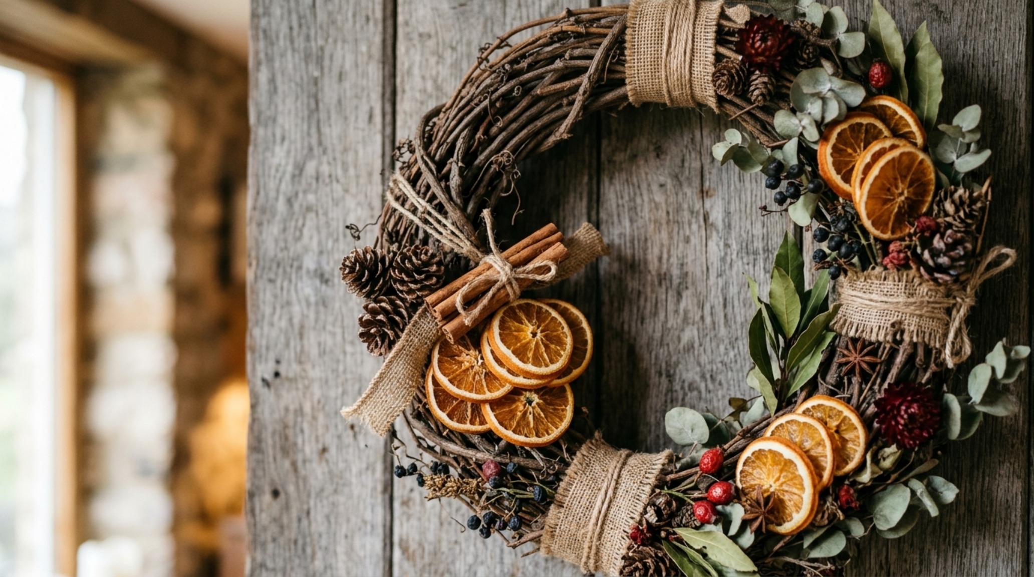 luxury how to decorate christmas wreaths textures including magnolia leaves and dried hydrangea for a tactile sensory experience
