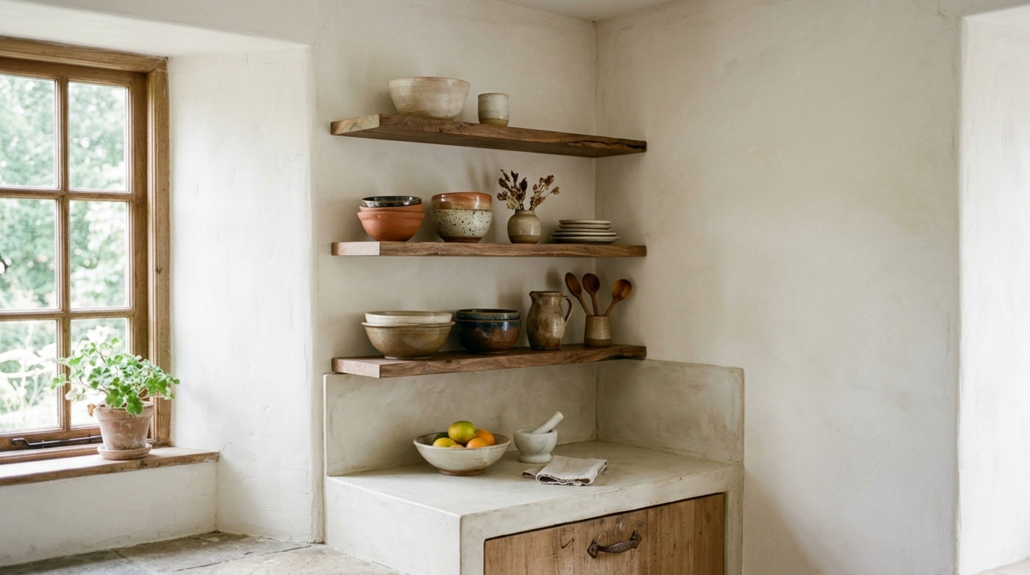 modern l shaped kitchen designs ideas featuring a hidden appliance garage and a flush-mounted sink integrated into a seamless quartz countertop surface