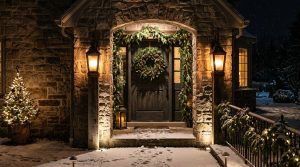 Ergonomic Mastery: Functional & Space Saving Hacks For Front Door Christmas Decorating Ideas – Visual 8