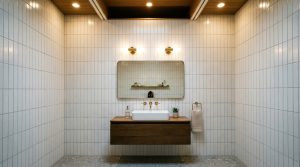Grout Geometry: The Architect’s Blueprint For Scaling Space And Defining Bathroom Proportions – Visual 2