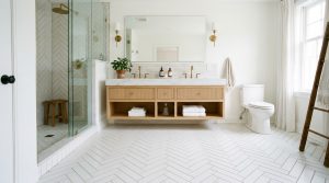 Grout Geometry: The Architect’s Blueprint For Scaling Space And Defining Bathroom Proportions – Visual 5