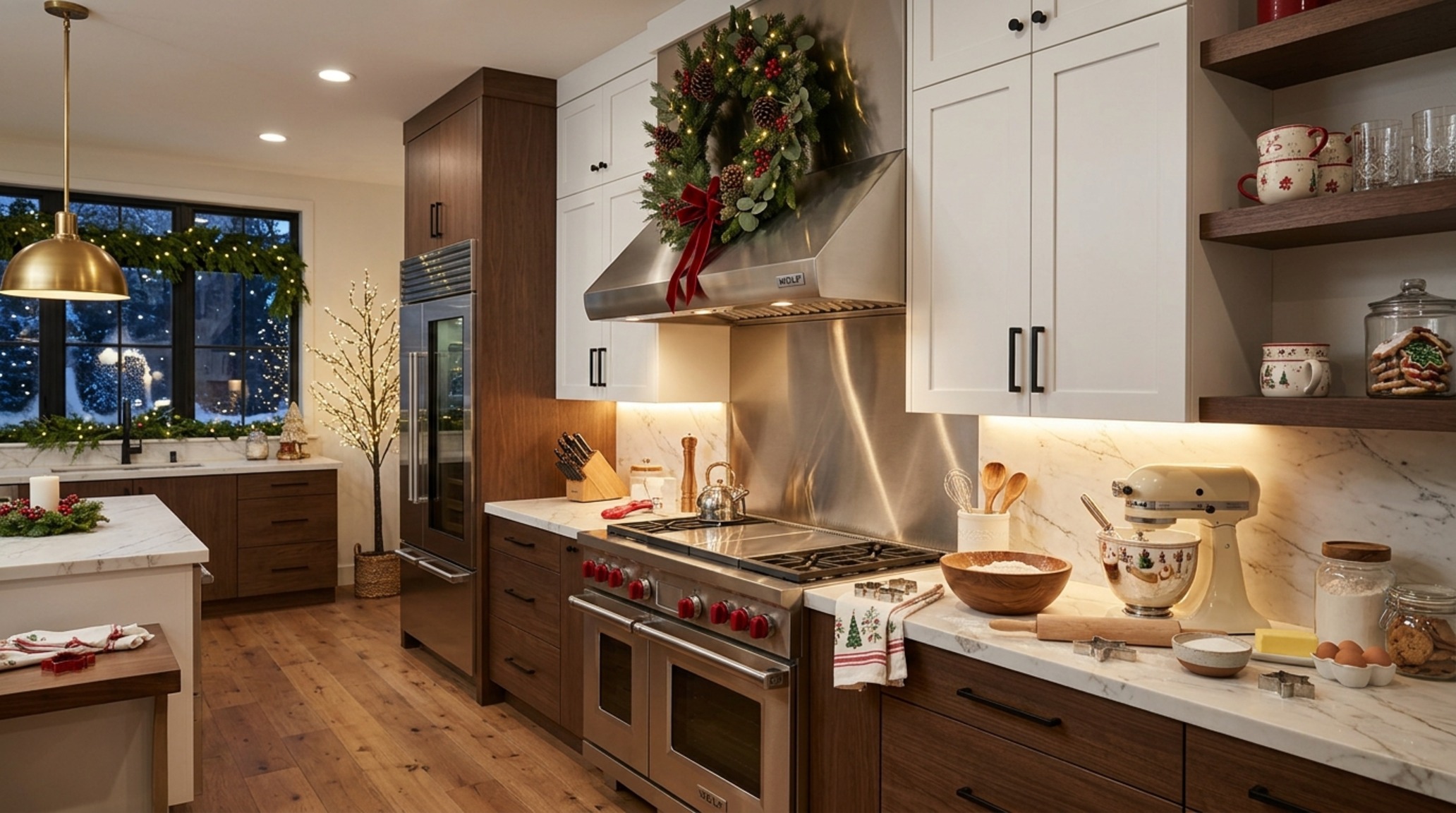 ideas for decorating for christmas lighting guide demonstrating how to use dimmable 3000K task lights to highlight festive tabletop vignettes. ideas for decorating for christmas lighting guide demonstrating how to use dimmable 3000K task lights to highlight festive tabletop vignettes.