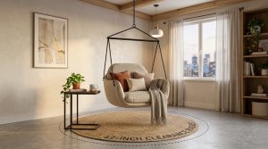 Kinetic Comfort: Engineering The Ultimate Small Space Retreat With Rotating Gravity Swings – Visual 3