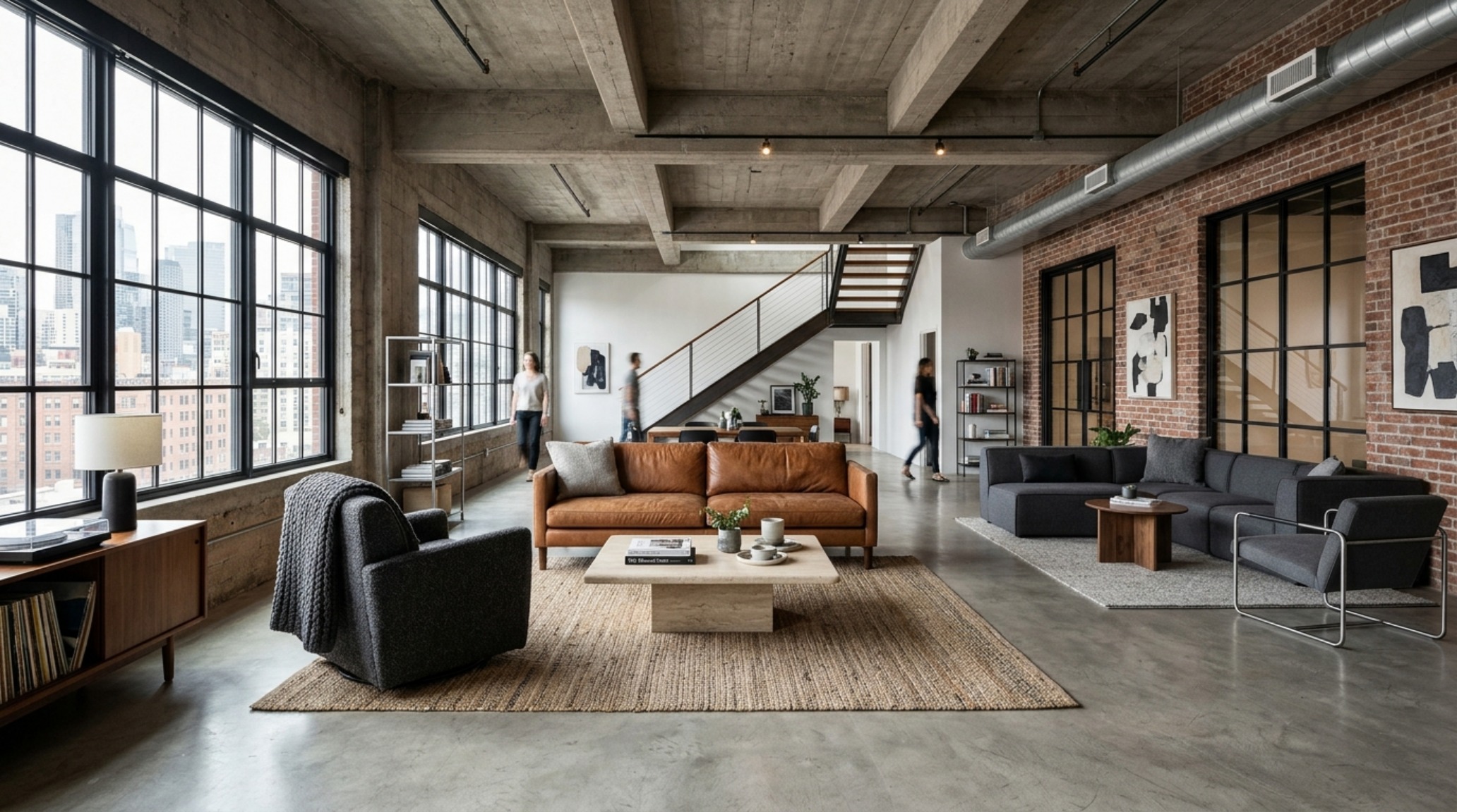 functional living room layouts with a floating furniture arrangement, large-scale wool rug, and a focus on sightline alignment through an open-plan space functional living room layouts with a floating furniture arrangement, large-scale wool rug, and a focus on sightline alignment through an open-plan space