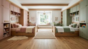 Kinetic Simplicity: Engineered Storage And Ergonomic Flow For Small Bedroom Decorating Ideas For Girls – Visual 11