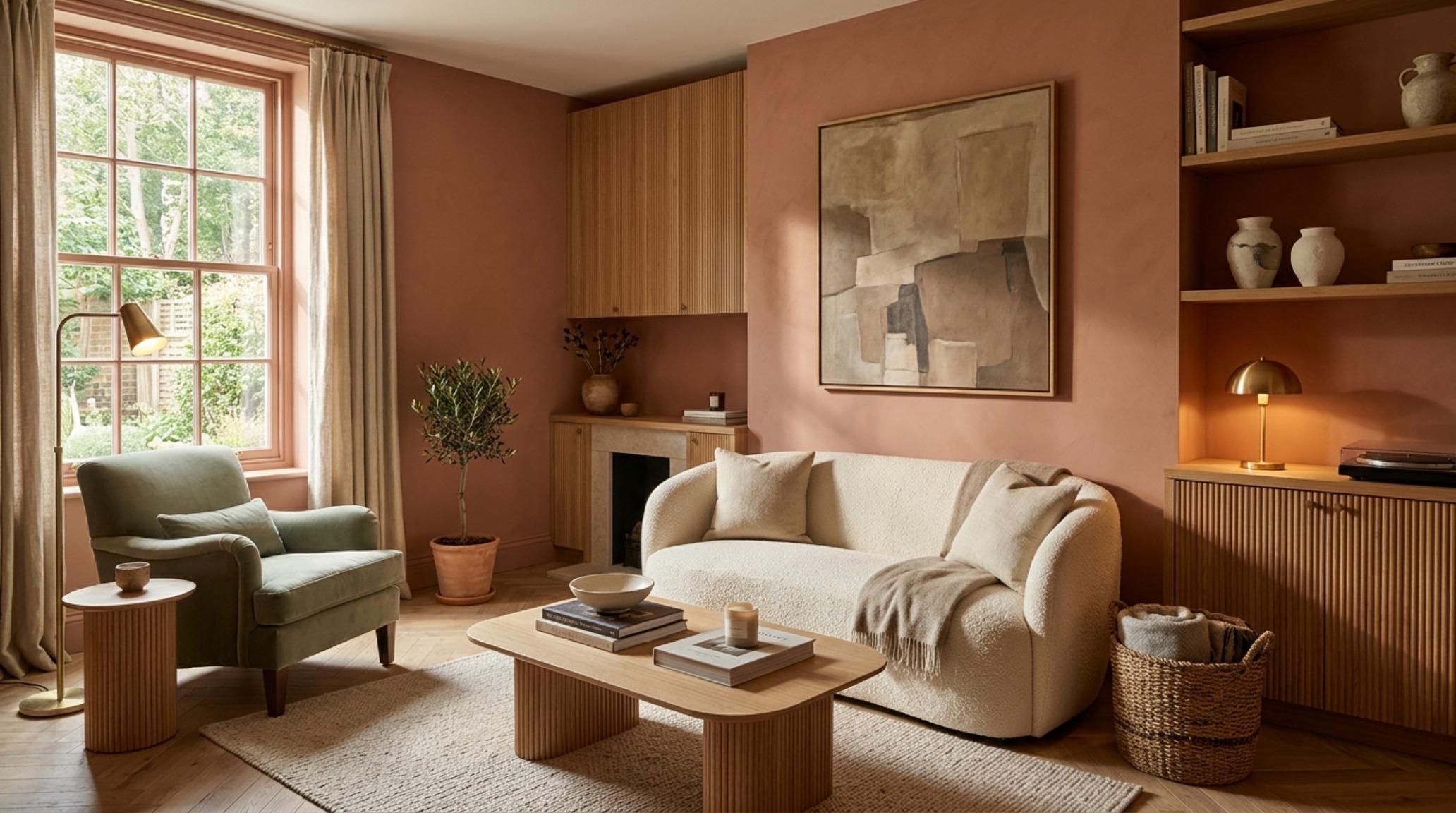 Sophisticated small living room with Sherwin-Williams Redend Point walls and 2700K warm lighting for paint small rooms 0408 decor ideas. Sophisticated small living room with Sherwin-Williams Redend Point walls and 2700K warm lighting for paint small rooms 0408 decor ideas.