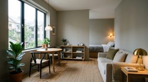 Luminous Depth: Mastering Light Reflectance And Organic Textures In Aesthetic Small Rooms 0408 – Visual 10