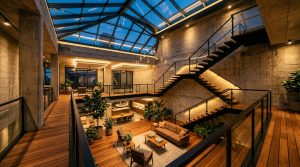 Material Alchemy: Blending Raw Concrete, Warm Cedar, And 2700K Glow For The Ultimate Loft Sanctuary