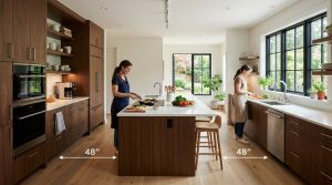 Material Alchemy: Textural Contrast And Mood In Large Kitchen Island Designs – Visual 11
