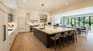 Material Alchemy: Textural Contrast And Mood In Large Kitchen Island Designs – Visual 2