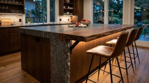 Material Alchemy: Textural Contrast And Mood In Large Kitchen Island Designs – Visual 3