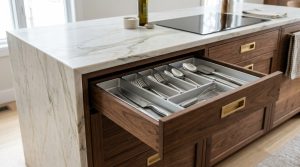 Material Alchemy: Textural Contrast And Mood In Large Kitchen Island Designs – Visual 5
