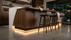 Material Alchemy: Textural Contrast And Mood In Large Kitchen Island Designs – Visual 8